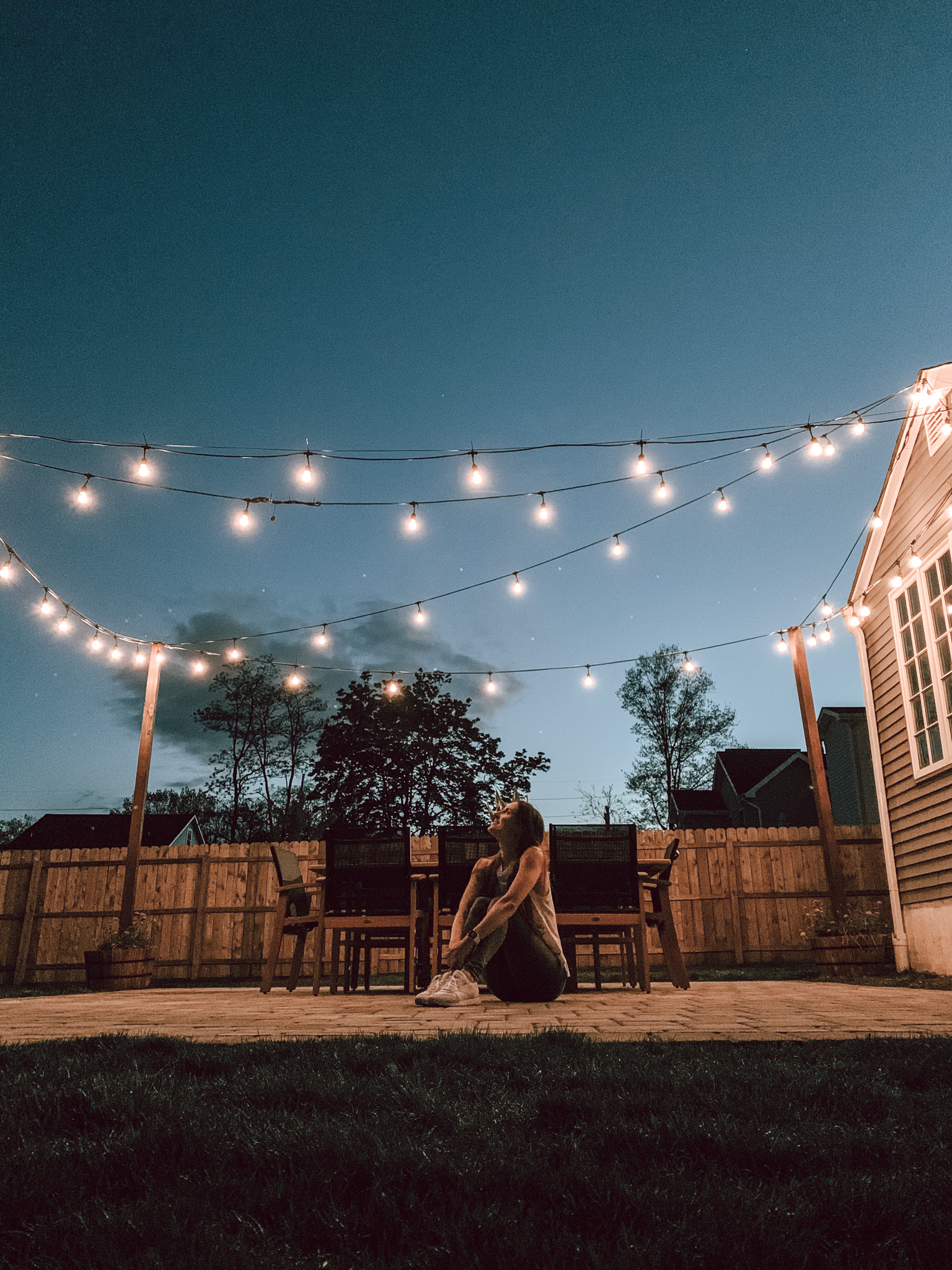 DIY String Light Planters for Our Backyard Patio – Everything Erin